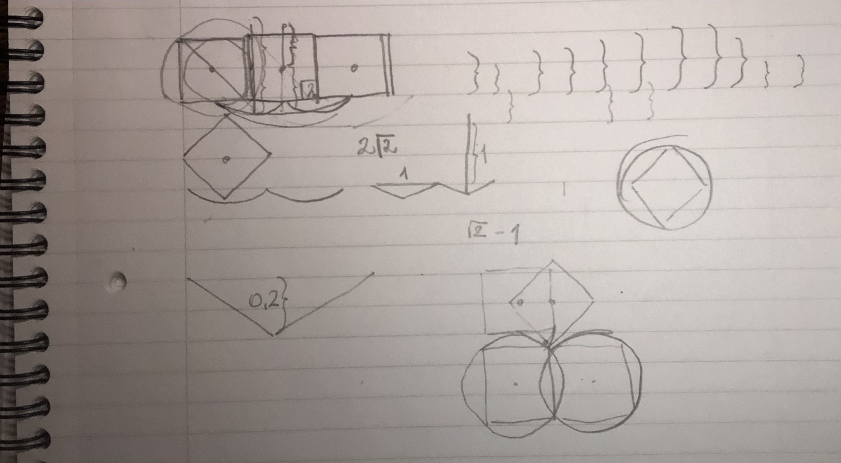 Solving the square wheel problem drawings